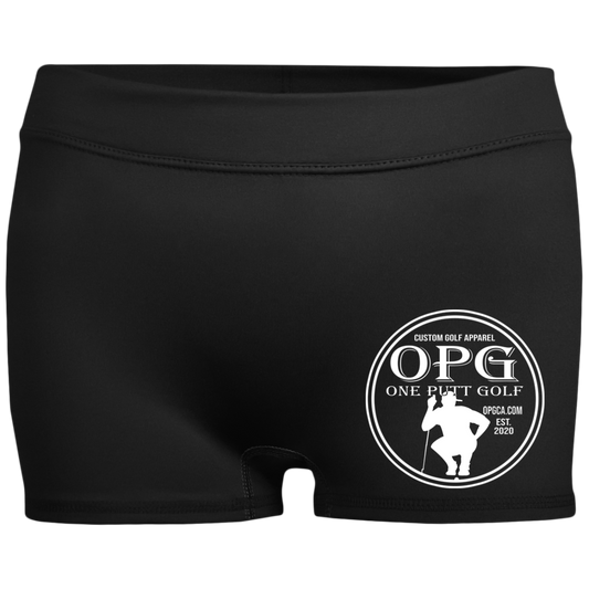 Ladies' Fitted Moisture-Wicking 2.5 inch Inseam Shorts