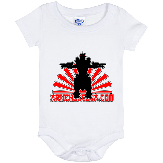 ArtichokeUSA Custom Design. Fan Art Mechagodzilla/Godzilla. Baby Onesie 6 Month