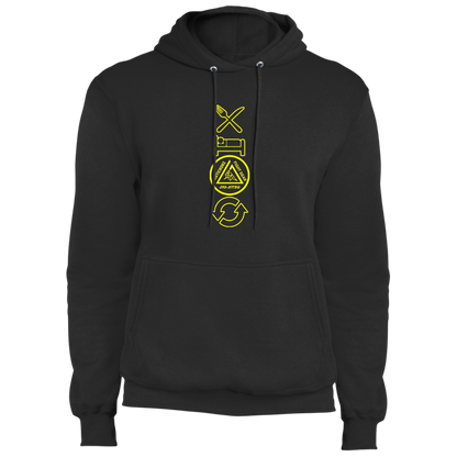 Artichoke Fight Gear Custom Design #9. EAT. SLEEP. JIU JITSU. REPEAT. Fleece Pullover Hoodie