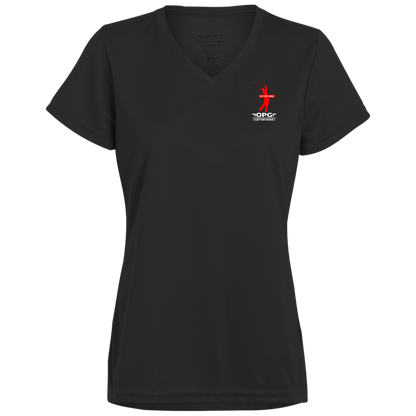 OPG Custom Design #16. Get My Nine.  Male Version. Ladies’ 100% polyester V-Neck Tee