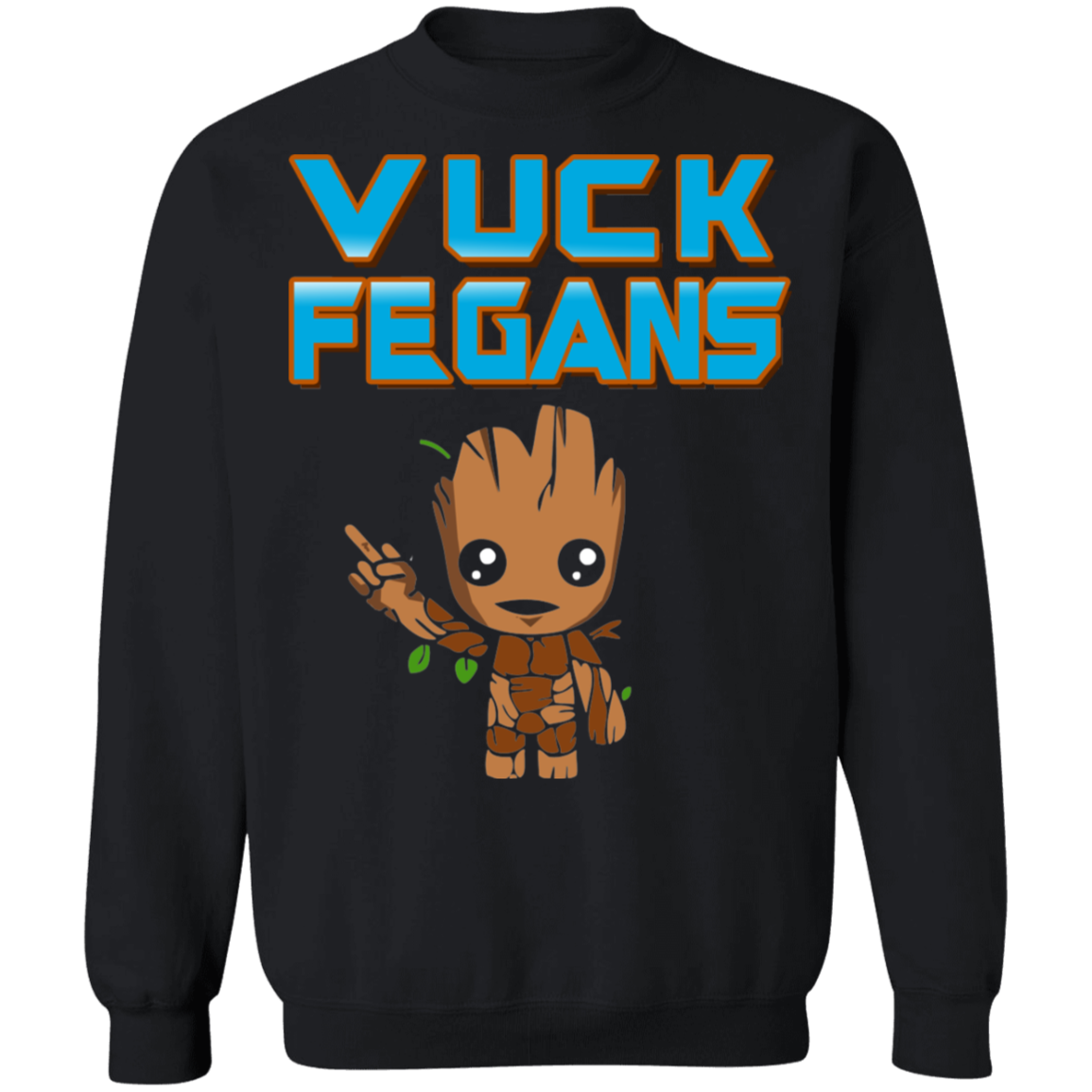 ArtichokeUSA Custom Design. Vuck Fegans. 85% Go Back Anyway. Groot Fan Art. Crewneck Pullover Sweatshirt