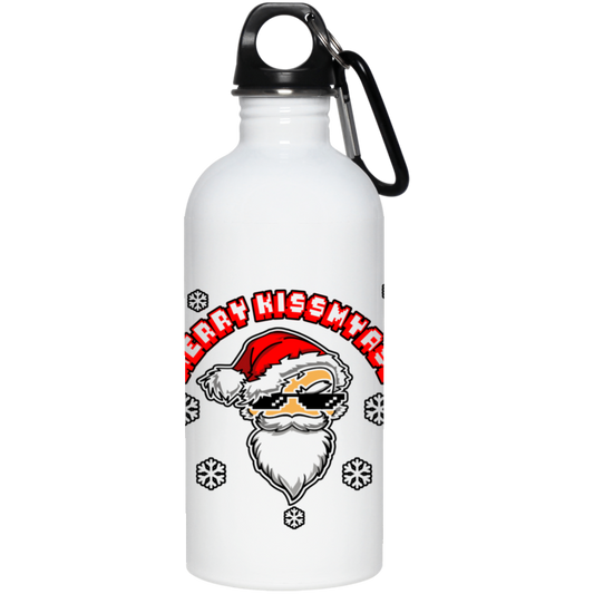 ArtichokeUSA Custom Design. Merry Kiss My Ass. 20 oz. Stainless Steel Water Bottle