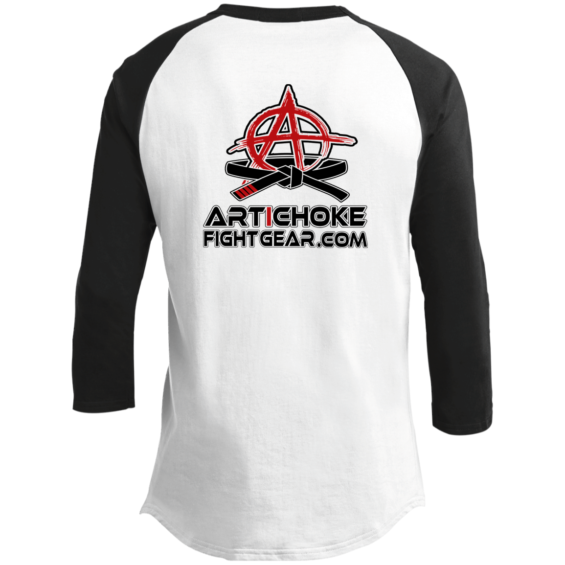 Artichoke Fight Gear Custom Design #5. Brutality! Youth 3/4 Raglan Sleeve Shirt