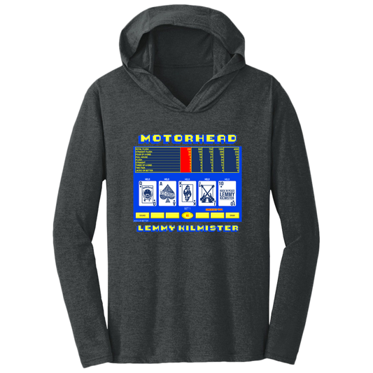 ArtichokeUSA Custom Design. Motorhead's Lemmy Kilmister's Favorite Video Poker Machine. Rock in Peace! Triblend T-Shirt Hoodie