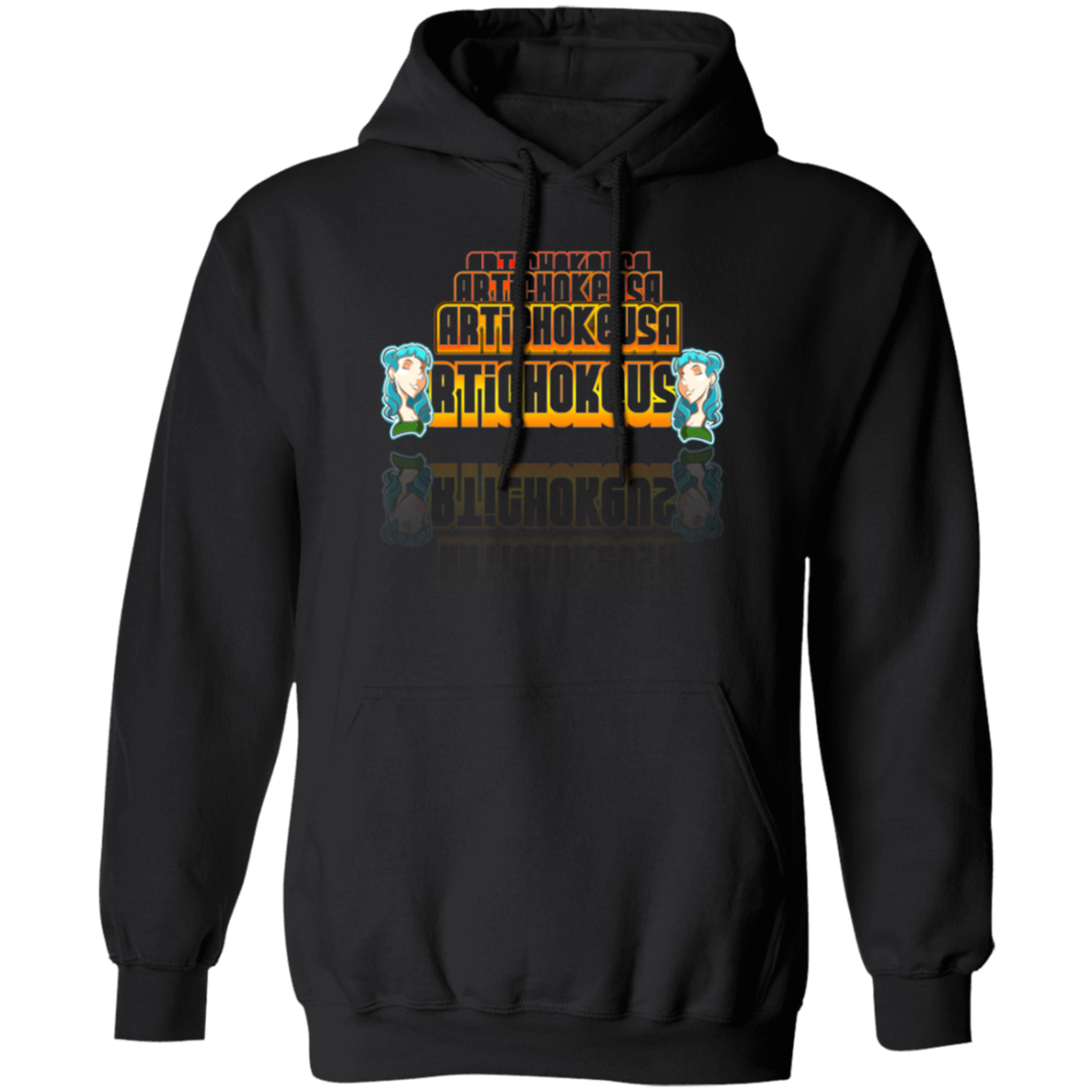 ArtichokeUSA Characters and Fonts. "Shelly" Let’s Create Your Own Design Today. Basic Pullover Hoodie