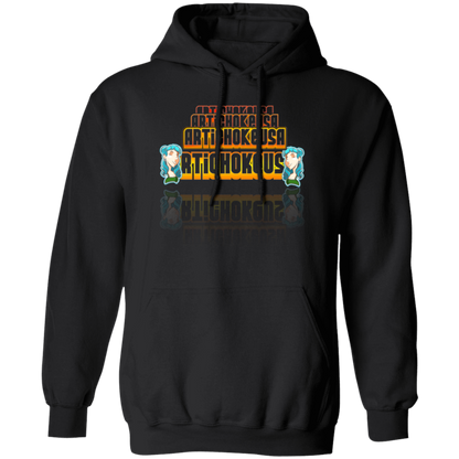 ArtichokeUSA Characters and Fonts. "Shelly" Let’s Create Your Own Design Today. Basic Pullover Hoodie