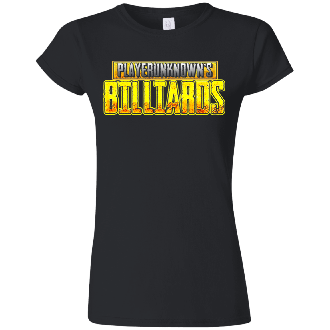 The GHOATS Custom Design. #27 PlayerUnknown's Billiards. PUBG Parody. Ultra Soft Style Ladies' T-Shirt