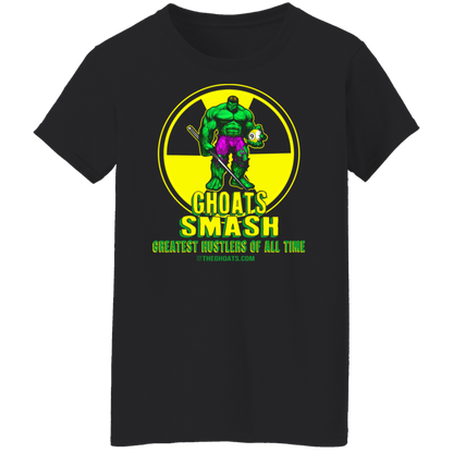 The GHOATS Custom Design. #13. GHOATS SMASH. Ladies' Basic T-Shirt