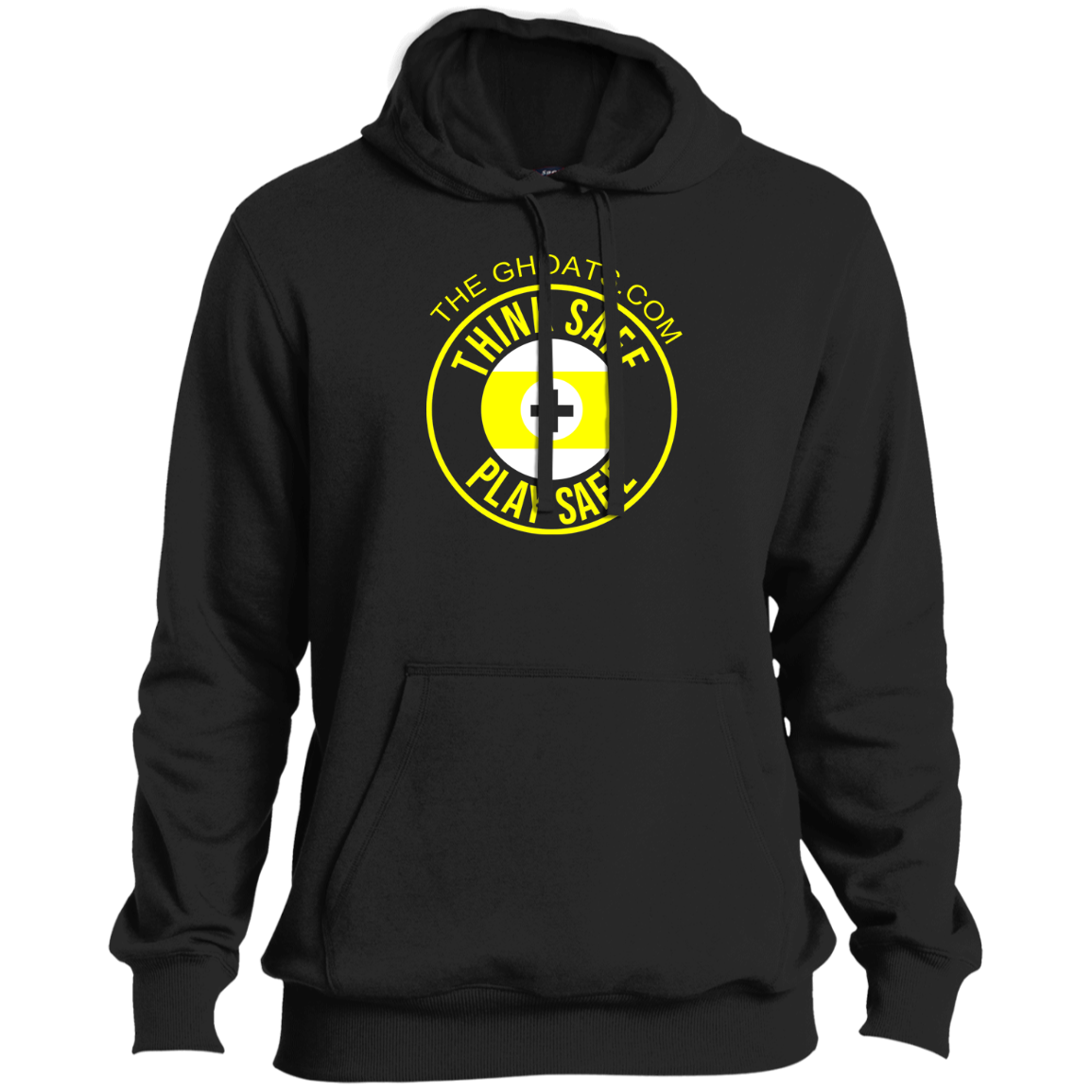 The GHOATS Custom Design. #31 Think Safe. Play Safe. Tall Pullover Hoodie