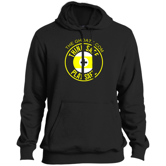 The GHOATS Custom Design. #31 Think Safe. Play Safe. Tall Pullover Hoodie