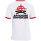 Artichoke Fight Gear Custom Design #19. Sticks and Stones. Ringer Tee