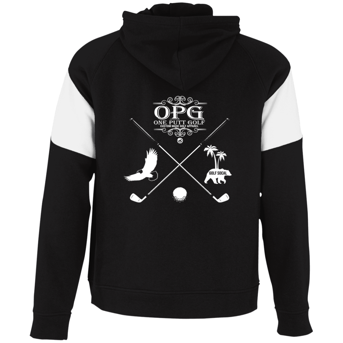 OPG Custom Design #8. Drive. Youth Athletic Colorblock Fleece Hoodie