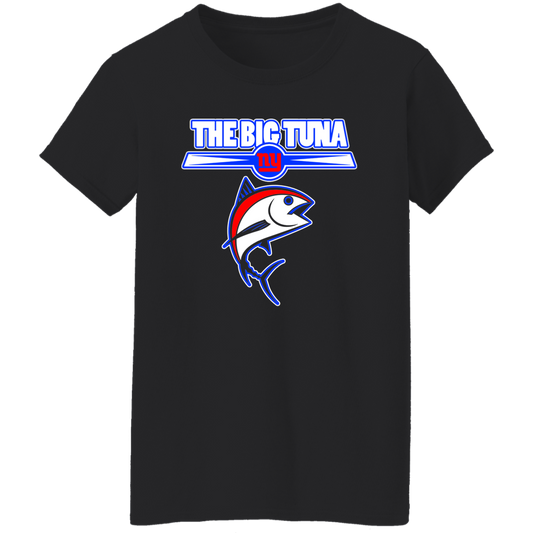 ArtichokeUSA Custom Design. The Big Tuna. Bill Parcell Tribute. NY Giants Fan Art. Ladies' 5.3 oz. T-Shirt