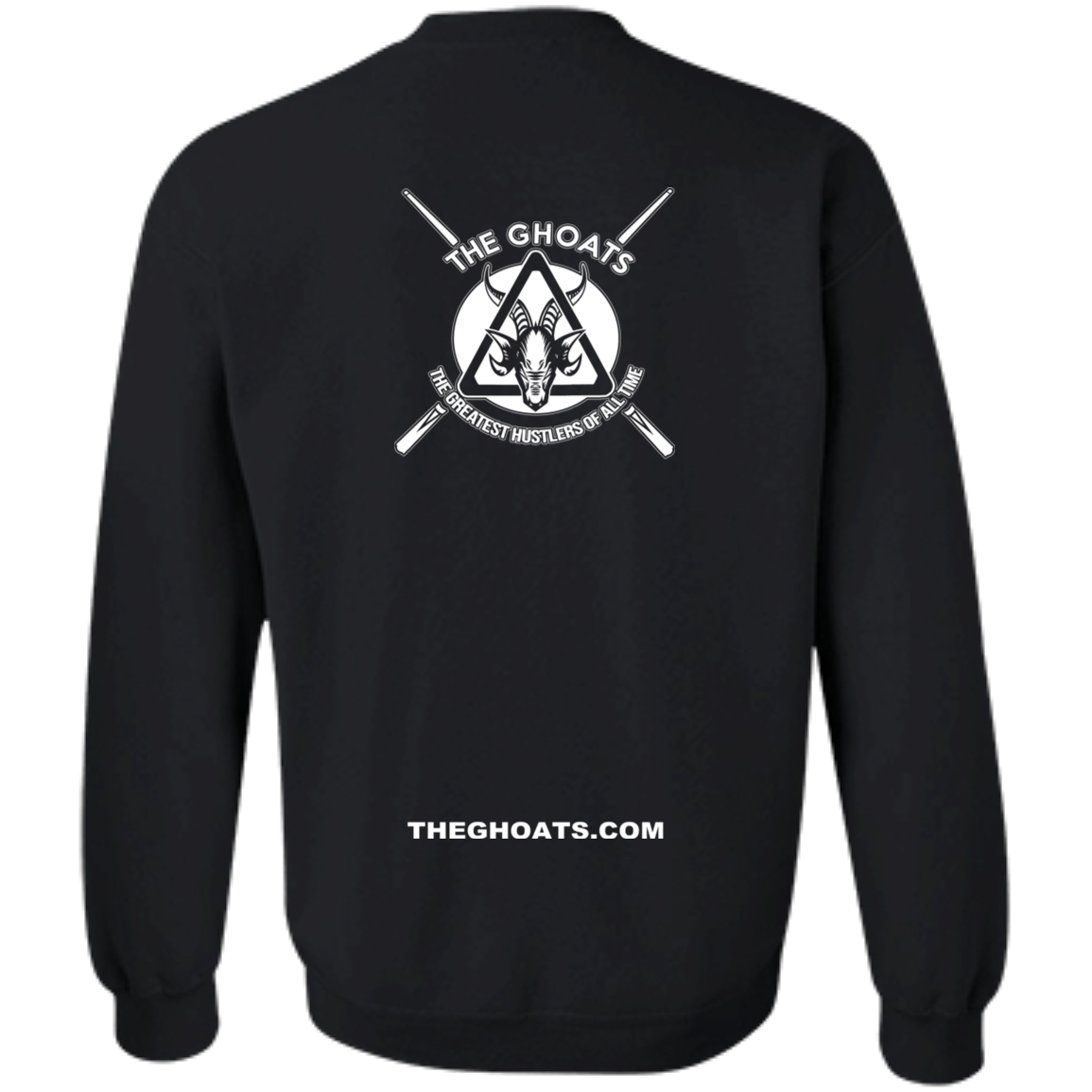 The GHOATS Custom Design. #11 Families That Hustle Together, Stay Together. Crewneck Pullover Sweatshirt