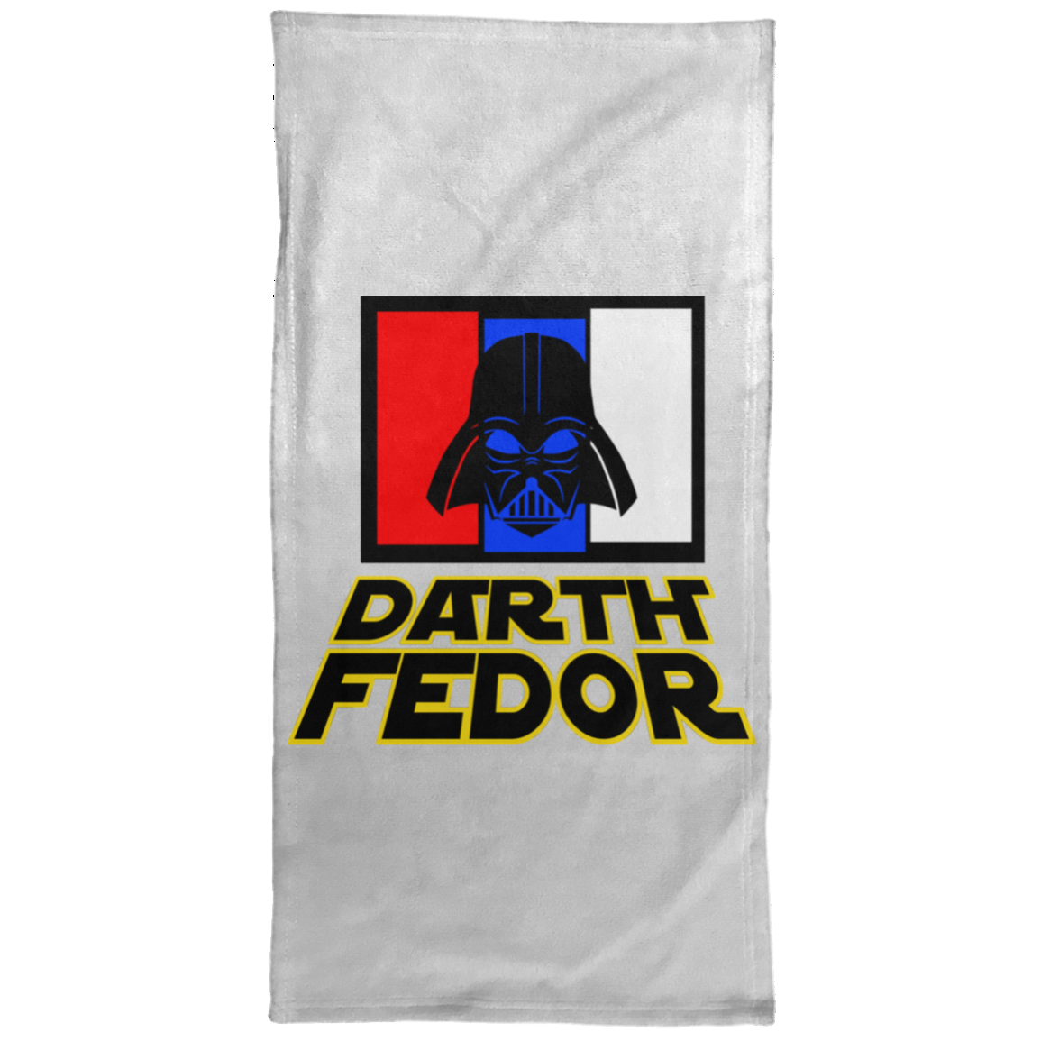Artichoke Fight Gear Custom Design #15. Darth Fedor. Fedor Emelianenko / Darth Vader Parody. Fan Art Parody. MMA. Hand Towel - 15x30
