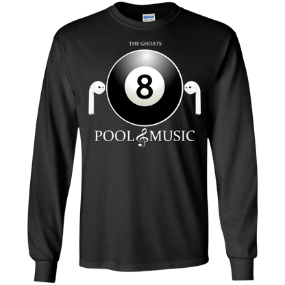 The GHOATS Custom Design. #19 Pool & Music. Youth LS T-Shirt