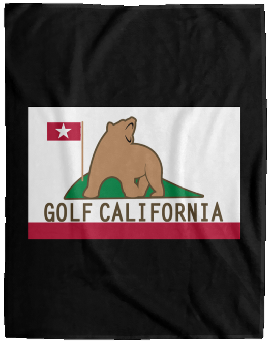 OPG Custom Design #14. Golf California. Cozy Plush Fleece Blanket - 60x80