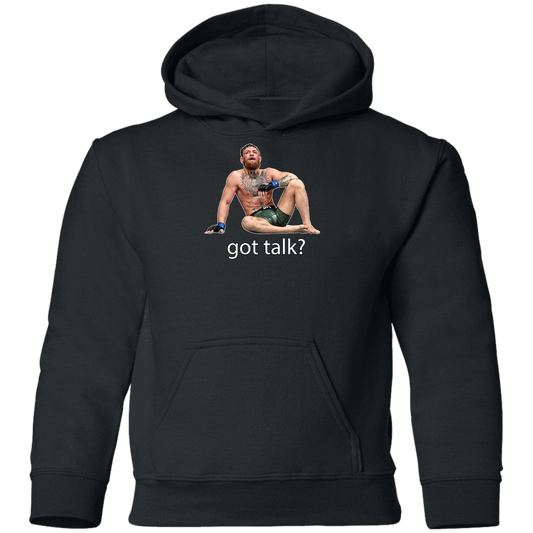 Artichoke Fight Gear Custom Design #12. Got Talk? MMA. Youth Hoodie