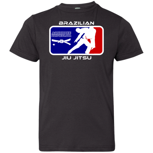 Artichoke Fight Gear Custom Design #4. MLB style BJJ. Youth Jersey 100% Combed Ringspun Cotton T-Shirt
