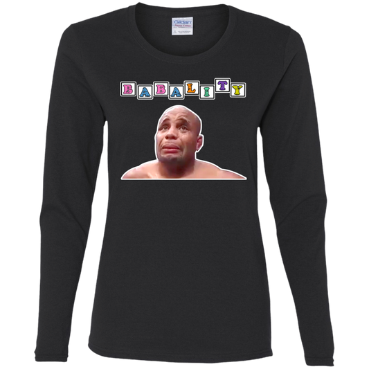 Artichoke Fight Gear Custom Design #3. Babality. Ladies' 100% Pre-Shrunk Cotton Long Sleeve