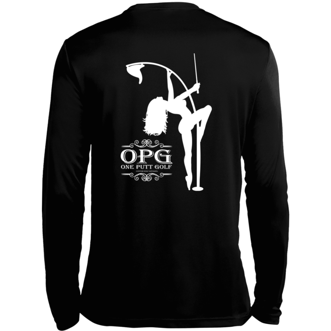 OPG Custom Design #10. Flag Pole. 100% Polyester Moisture-Wicking Tee