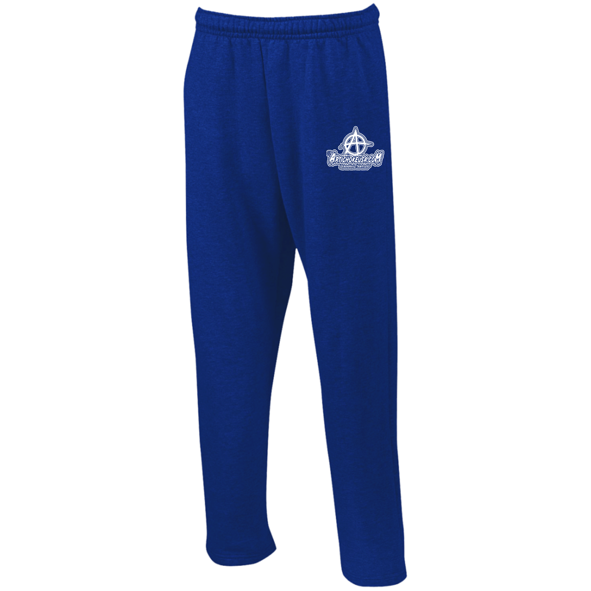 Open Bottom Sweatpants with Pockets