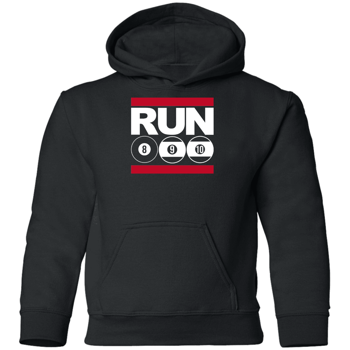 The GHOATS Custom Design. #29 run 8 9 10 ball. Youth Pullover Hoodie