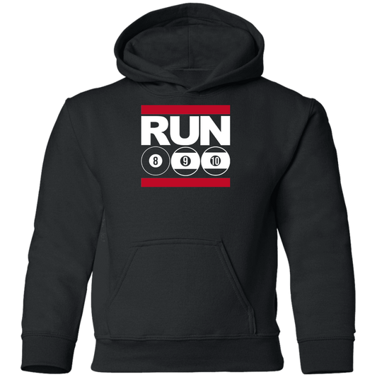 The GHOATS Custom Design. #29 run 8 9 10 ball. Youth Pullover Hoodie