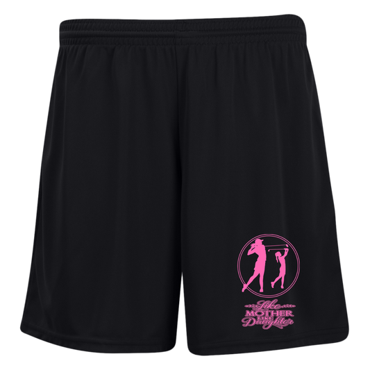 ZZZ#07 OPG Custom Design. Like Mother like Daughter. Ladies' Moisture-Wicking 7 inch Inseam Training Shorts
