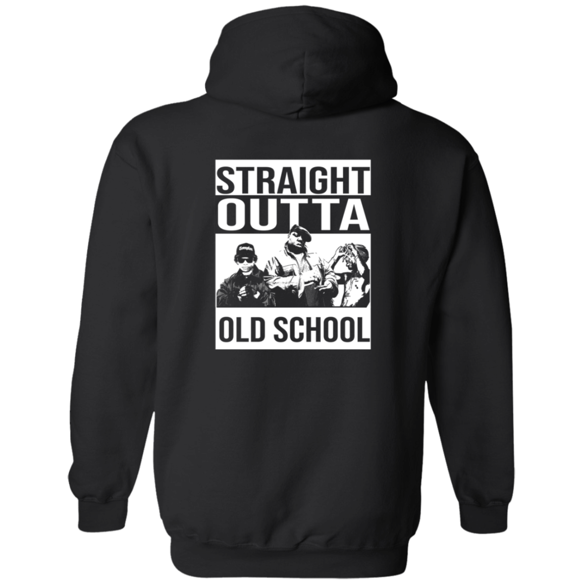 ArtichokeUSA Custom Design. Straight Outta Old School. The GOATs of Rap. Zip Up Hooded Sweatshirt