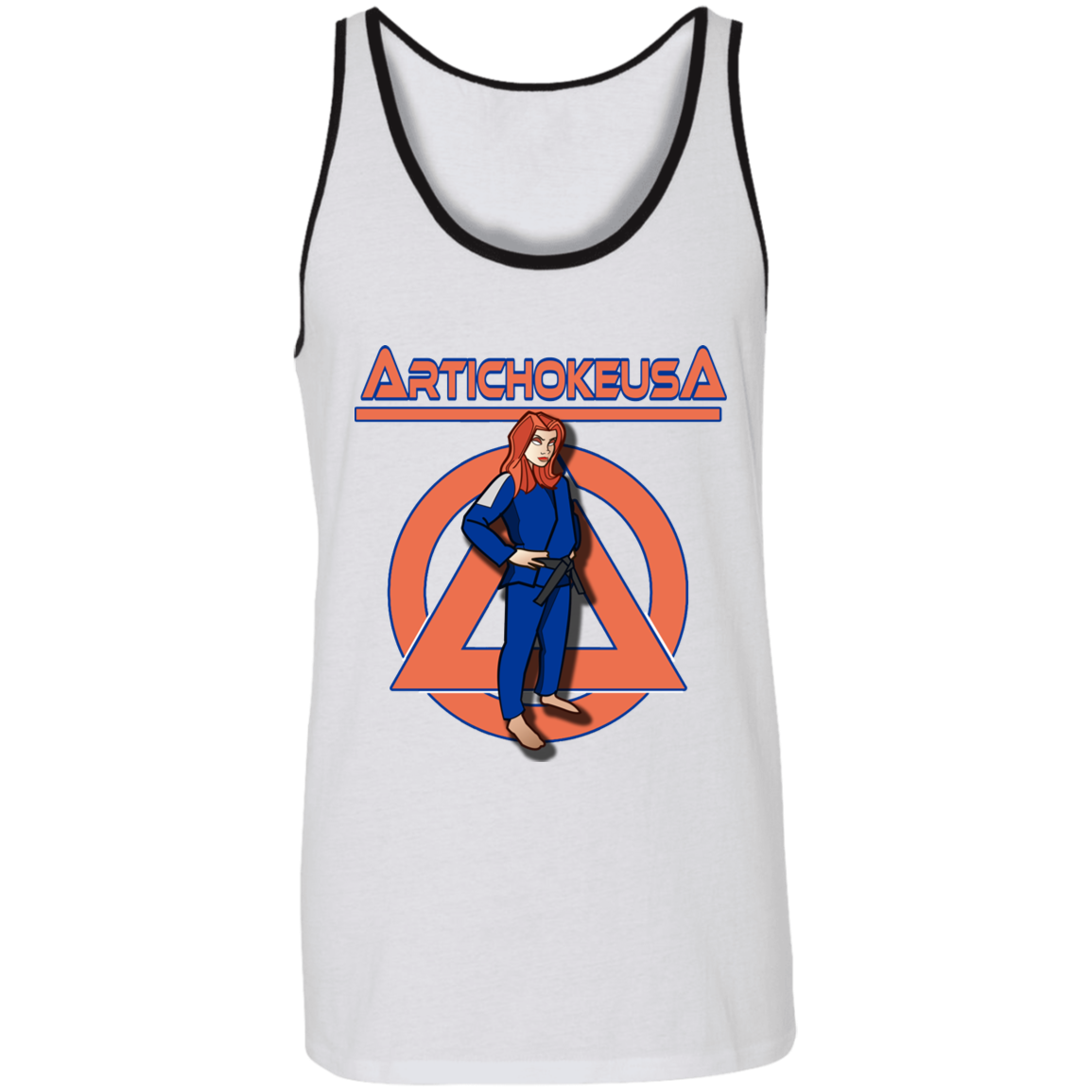 ArtichokeUSA Character and Font design. Let's Create Your Own Team Design Today. Amber. Unisex Tank