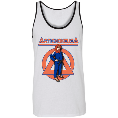 ArtichokeUSA Character and Font design. Let's Create Your Own Team Design Today. Amber. Unisex Tank