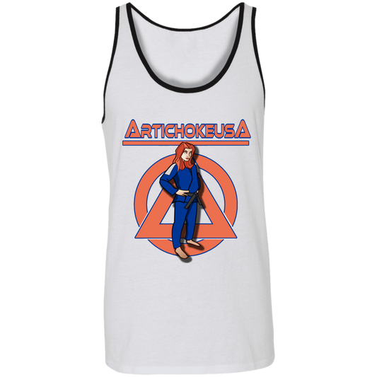 ArtichokeUSA Character and Font design. Let's Create Your Own Team Design Today. Amber. Unisex Tank