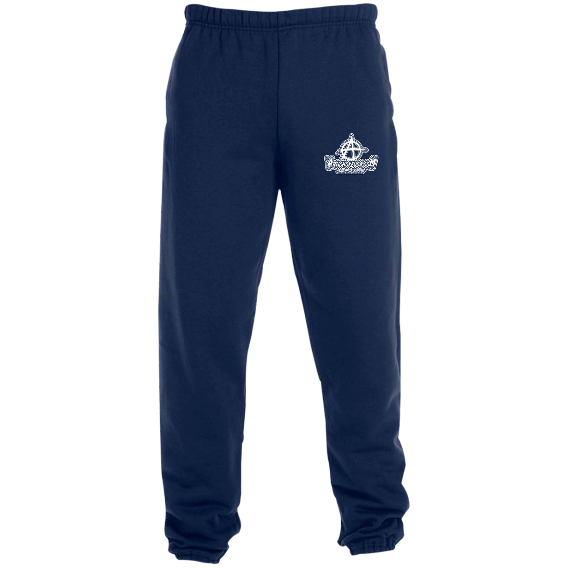 Embroidered Sweatpants with Pockets