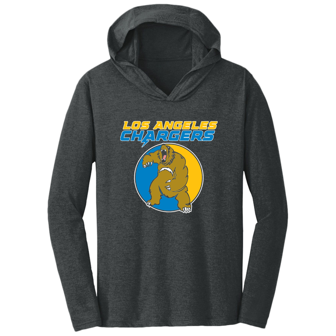 ArtichokeUSA Custom Design. Los Angeles Chargers Fan Art. Triblend T-Shirt Hoodie