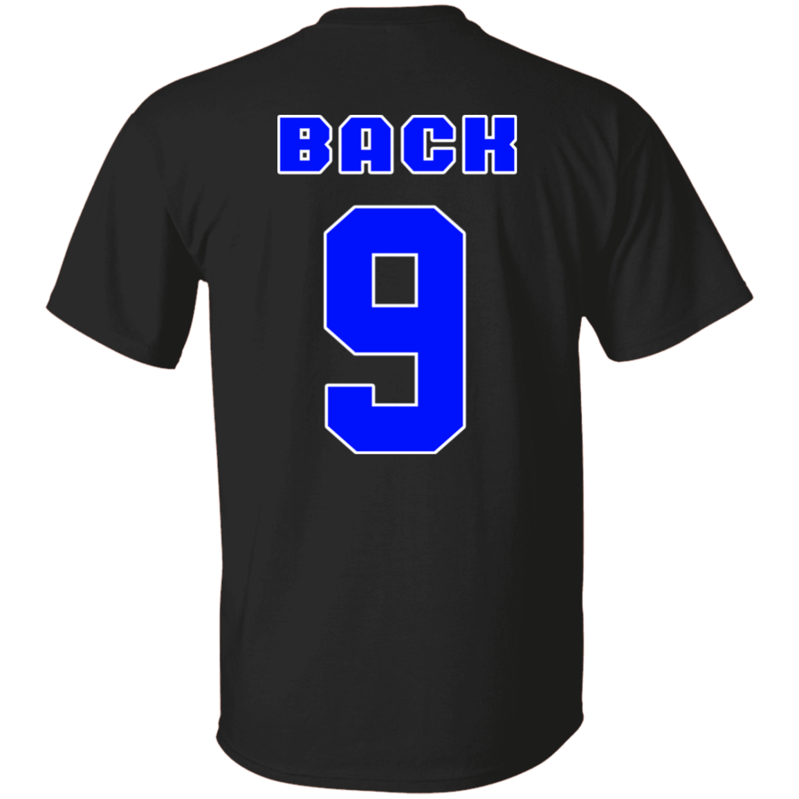 OPG Custom Design #17. Back 9. 100% Cotton T-Shirt