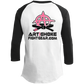 Artichoke Fight Gear Custom Design #11. Hello Fighter. 3/4 Raglan Sleeve Shirt
