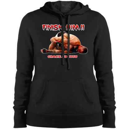 Artichoke Fight Gear Custom Design #8. Finish Him! Ladies' Pullover Hooded Sweatshirt