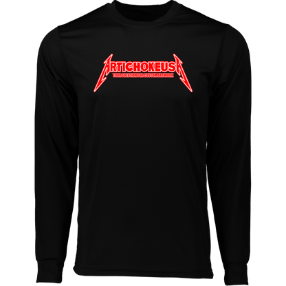 ArtichokeUSA Custom Design. Metallica Style Logo. Let's Make One For Your Project. Long Sleeve Moisture-Wicking Tee