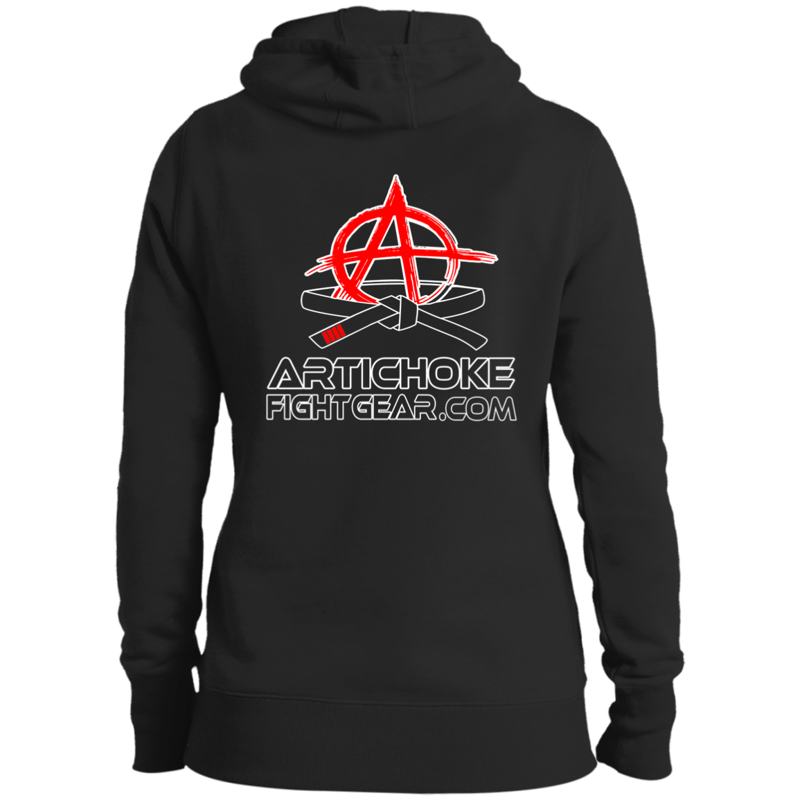 Artichoke Fight Gear Custom Design #19. Sticks and Stones. Ladies' Pullover Hooded Sweatshirt