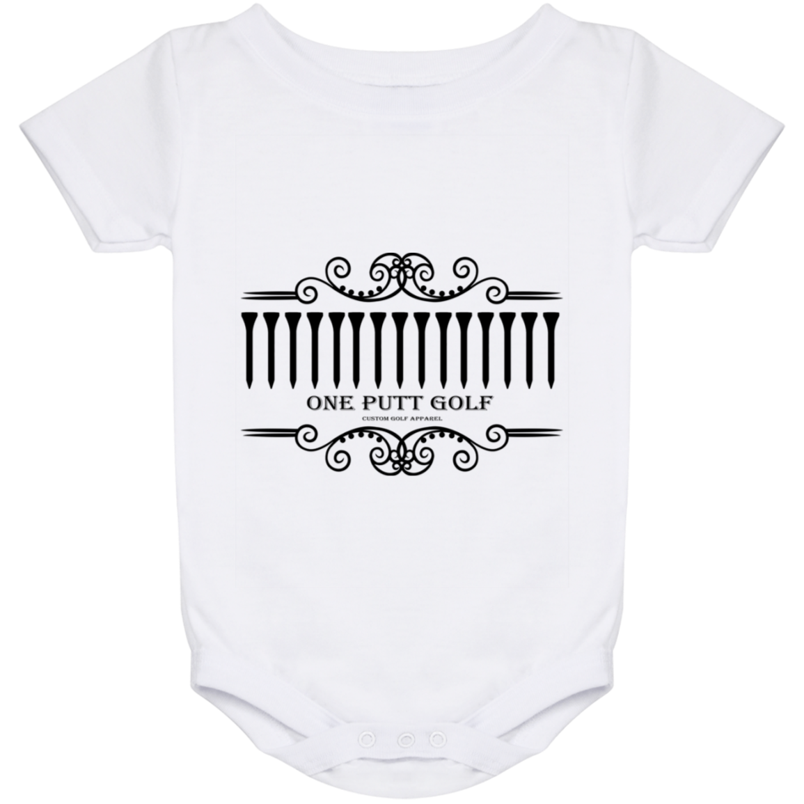OPG Custom Design #5. Golf Tee-Shirt. Golf Humor. Baby Onesie 24 Month