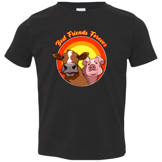 ArtichokeUSA Custom Design. Best Friends Forever. Bacon Cheese Burger. Toddler Jersey T-Shirt