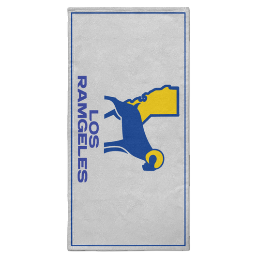 ArtichokeUSA Custom Design. Los Ramgeles. Fan Art. Towel - 15x30