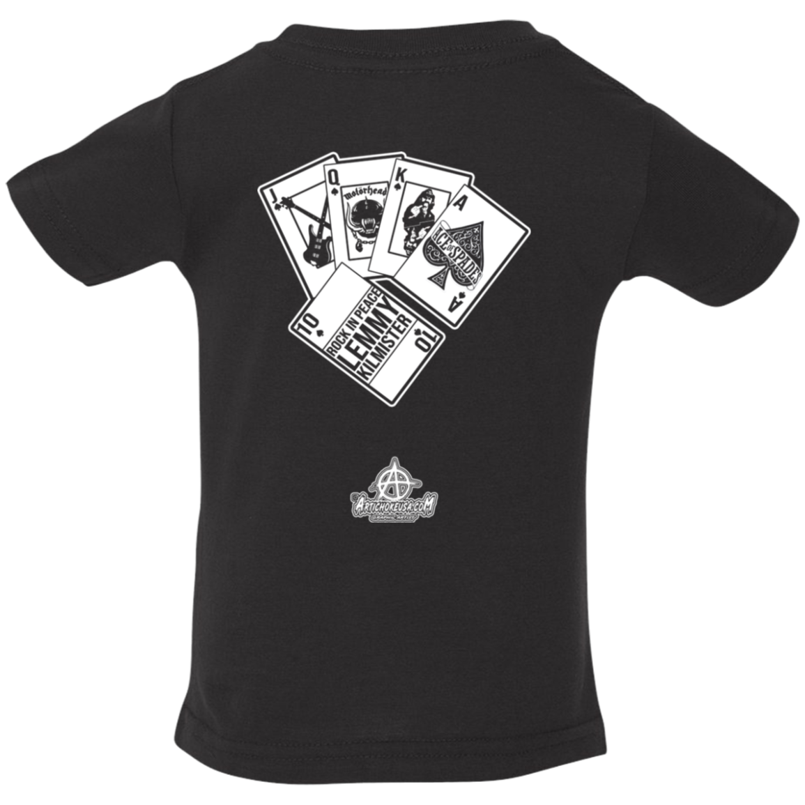 ArtichokeUSA Custom Design. Motorhead's Lemmy Kilmister's Favorite Video Poker Machine. Rock in Peace! Infant Jersey T-Shirt