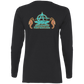 Artichoke Fight Gear Custom Design #18. Shrimpin ain't Easy. Ladies' 100% Pre-Shrunk Cotton Long Sleeve