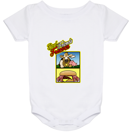 ArtichokeUSA Custom Design. Best Friends Forever. Bacon Cheese Burger. Baby Onesie 24 Month