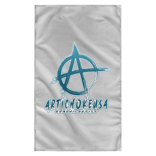 ArtichokeUSA Character and Font design #4. Logo. Let's Create Your Own Design Today. Sublimated Wall Flag