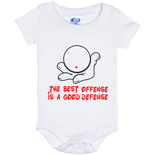 The GHOATS Custom Design. #5 The Best Offense is a Good Defense. Baby Onesie 6 Month