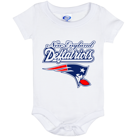 ArtichokeUSA Custom Design. New England Deflatriots. New England Patriots Parody. Baby Onesie 6 Month