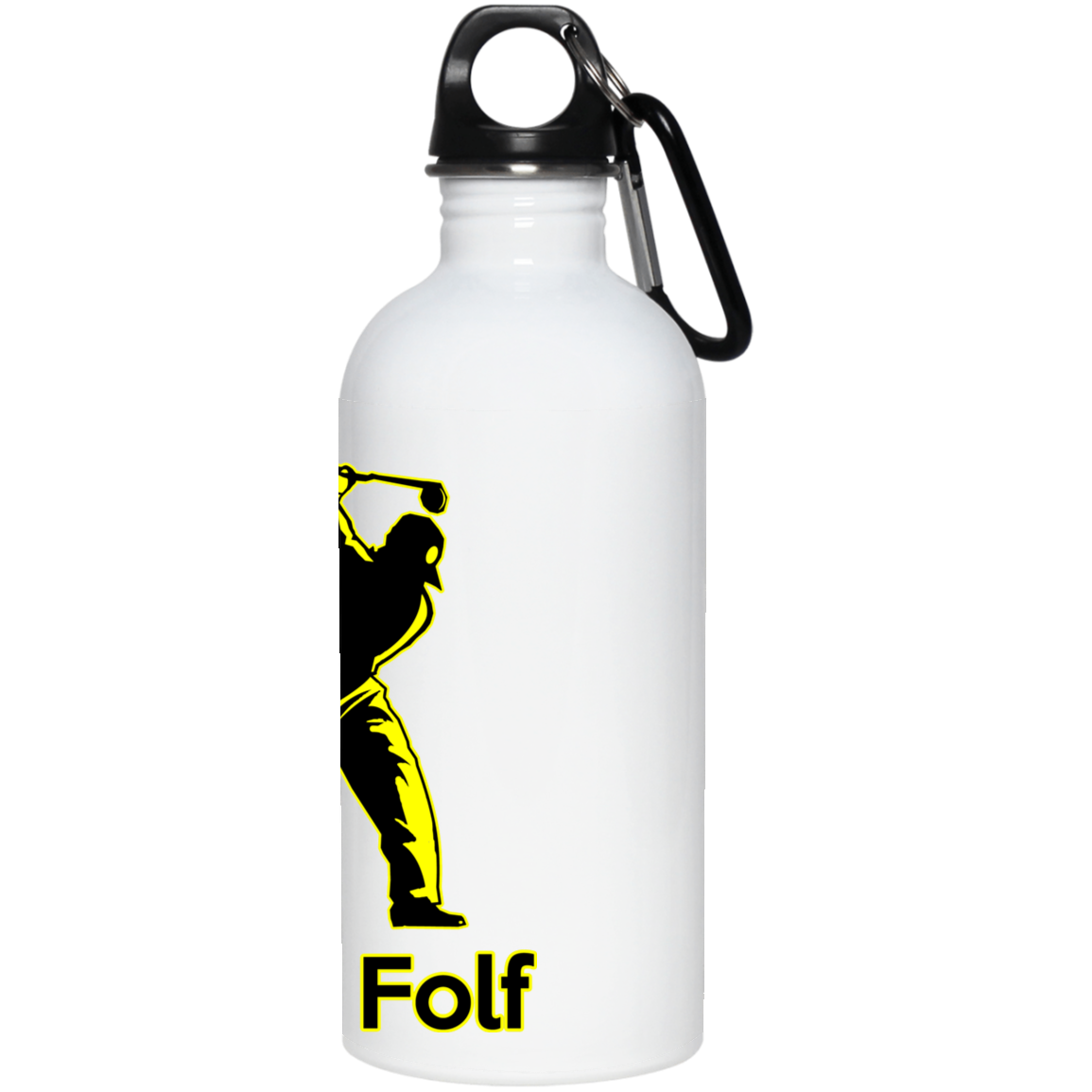OPG Custom Design #19. GUCK FOLF! Men's Edition. 20 oz. Stainless Steel Water Bottle